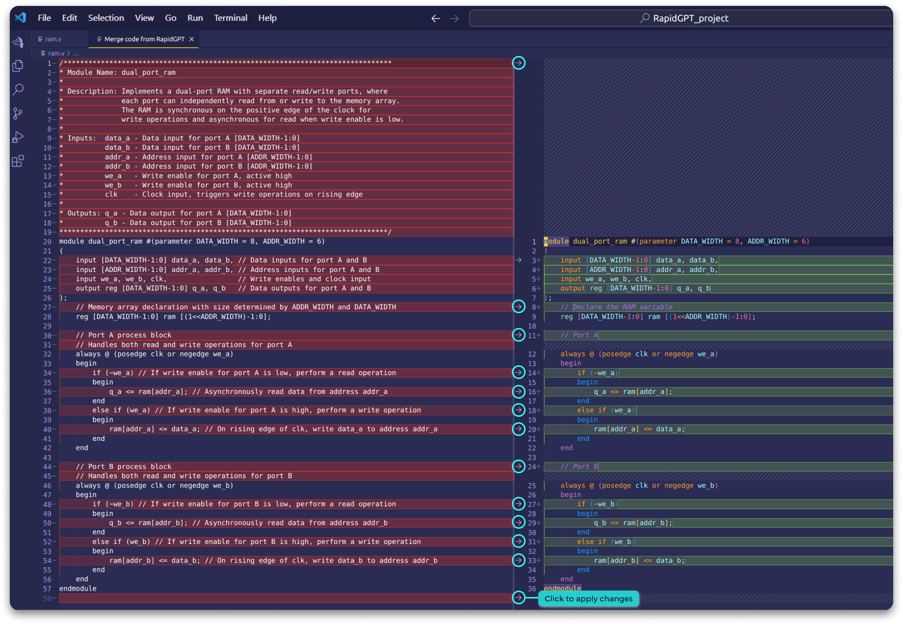 Open Verilog File