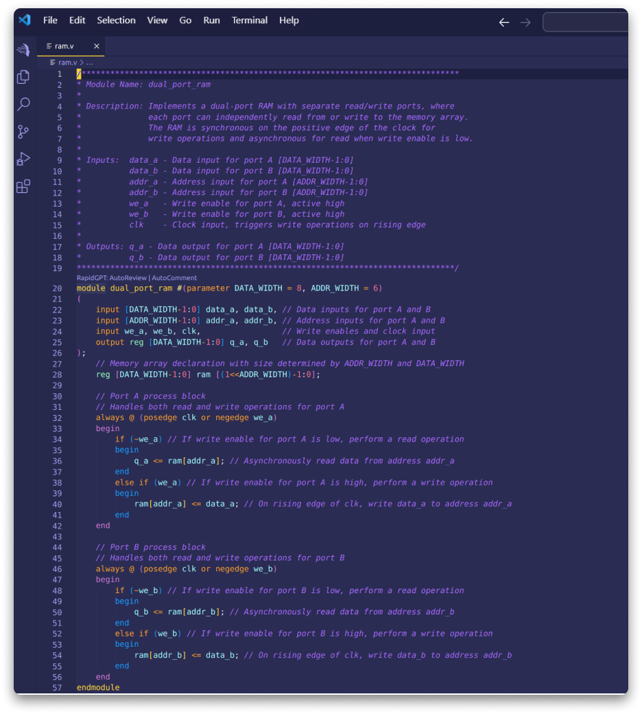 Open Verilog File